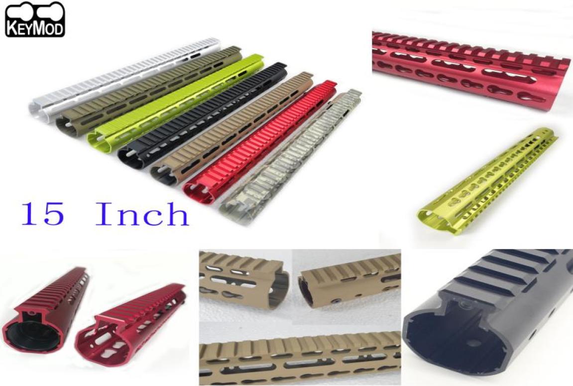 

The New 15 Inch Float Keymod Handguard Rail Mount System Fits 223556 Types2874615