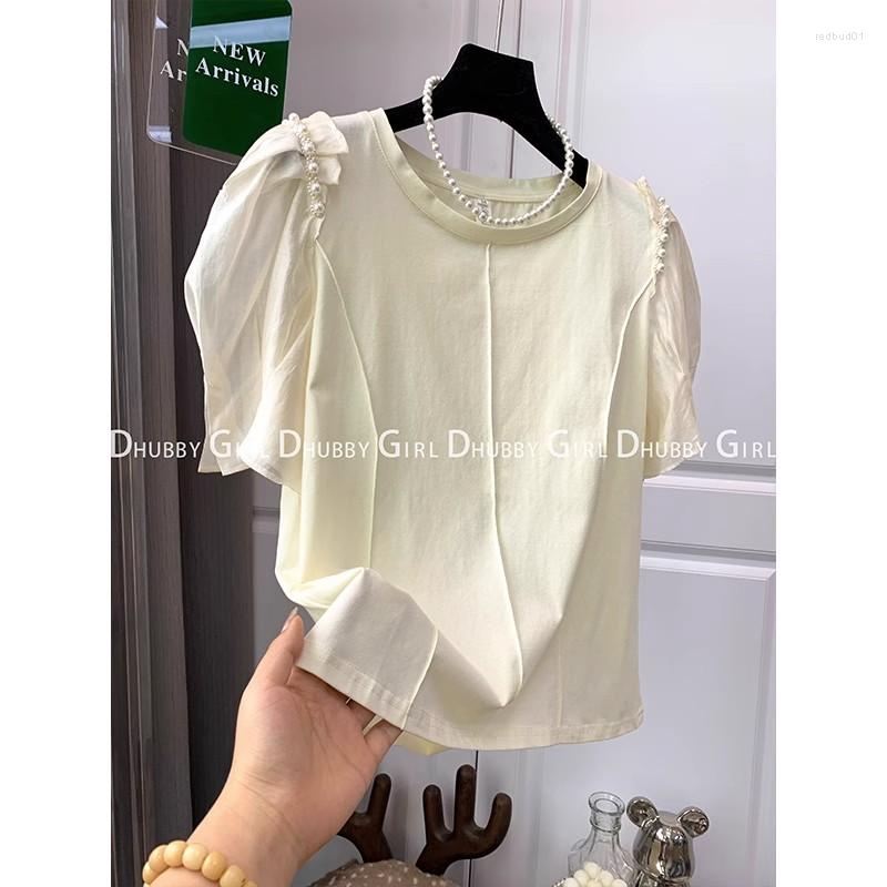 

Women' Blouses Women Vintage Black Casual Basic Blouse -Sleeve Loose Off Shoulder Puff Sleeve Elegant Tops Shirt, Apricot