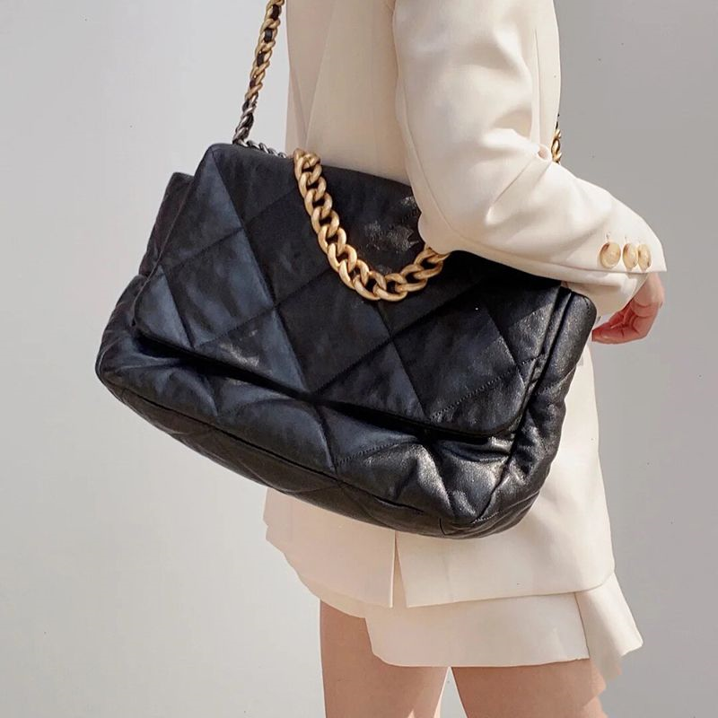 

leather knockoff Crossbody Luxury Handbag Delicate bag Box bag 36CM Genuine Designer Chain YC014 With Shoulder bag