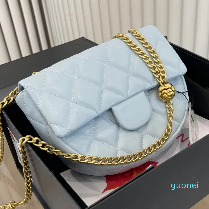

Designer bag Crossbody Purse Shoulder Half moon Bags Leather Women Wallet Classic Luxury Handbag Chain bags Flap Sofe, Color 01