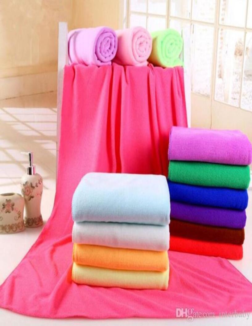 

Microfiber Bath Towels Robes Beach Drying Bath Washcloth Shower Towel Swimwear Travel Camping Towels Shower Cleaning Towels 70x1408778570