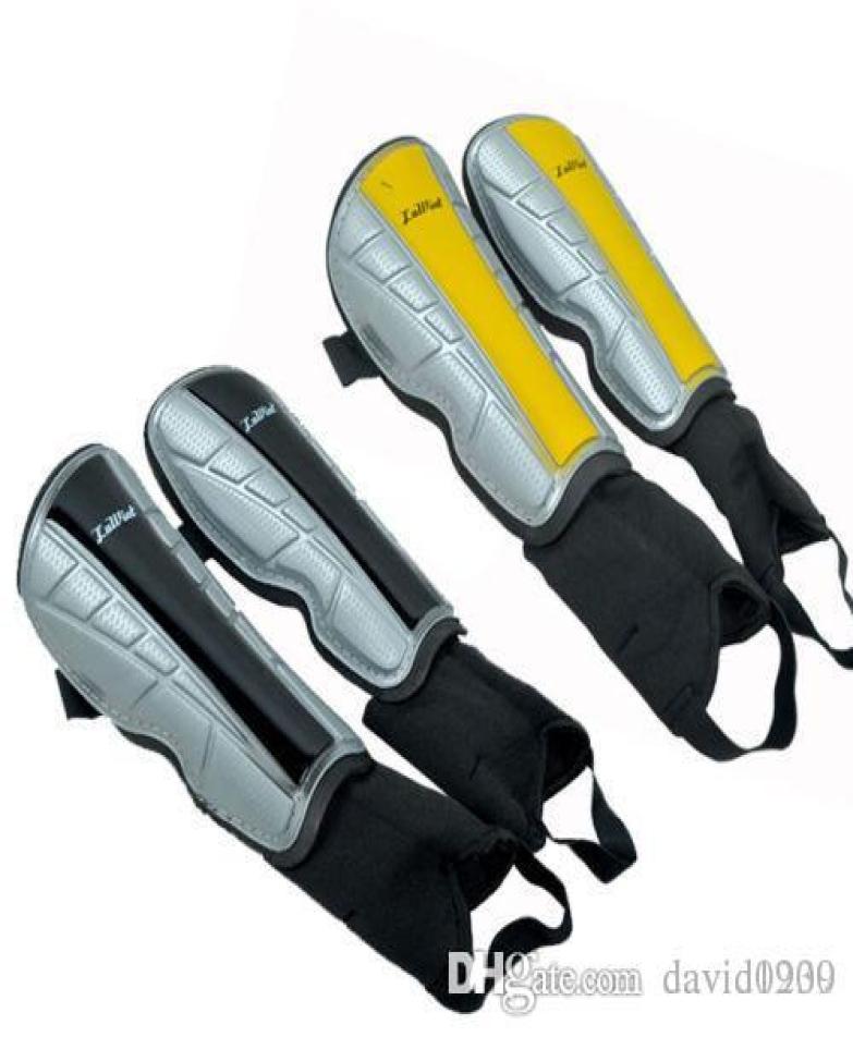 

New 2Colors Sport Football Soccer Anti Crash Leg Shin Pads Guard Protector W Ankle Socks8480297, Yellow