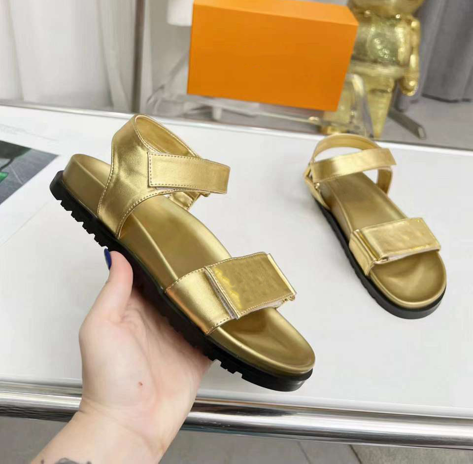 

High Quality Outdoor Beach Shoes luis Fashion Slippers Women designer vuttonity Summer Slides leisure Sandals LX091