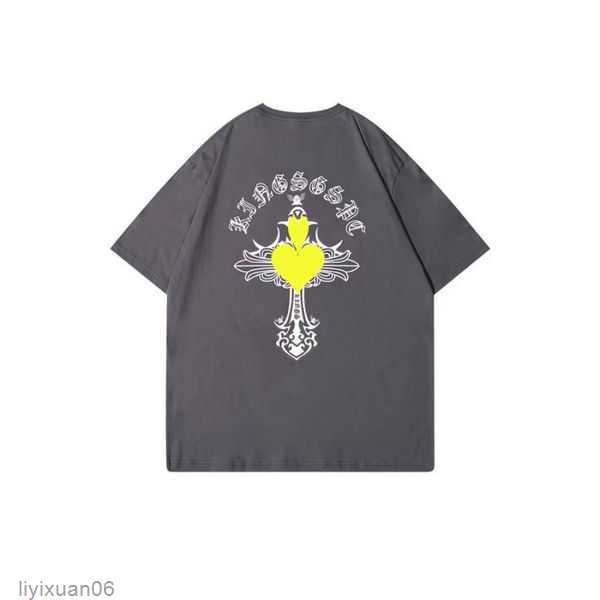 

T-shirts Mens t Shirt Designer Men's Men Womens Chrome Thirts Heart Ch Print Short Sleeve Casual Summer Chromees Hearts Tee Clothing 3vxu Ytsd 15 OL01