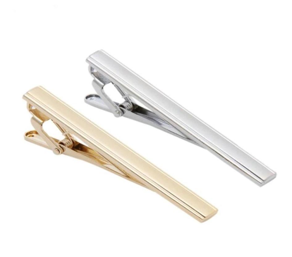 

6CM Gold Tie Clips Business Suits Shirt Necktie Tie Bar Fashion Jewelry for Men C0726G016753454, White