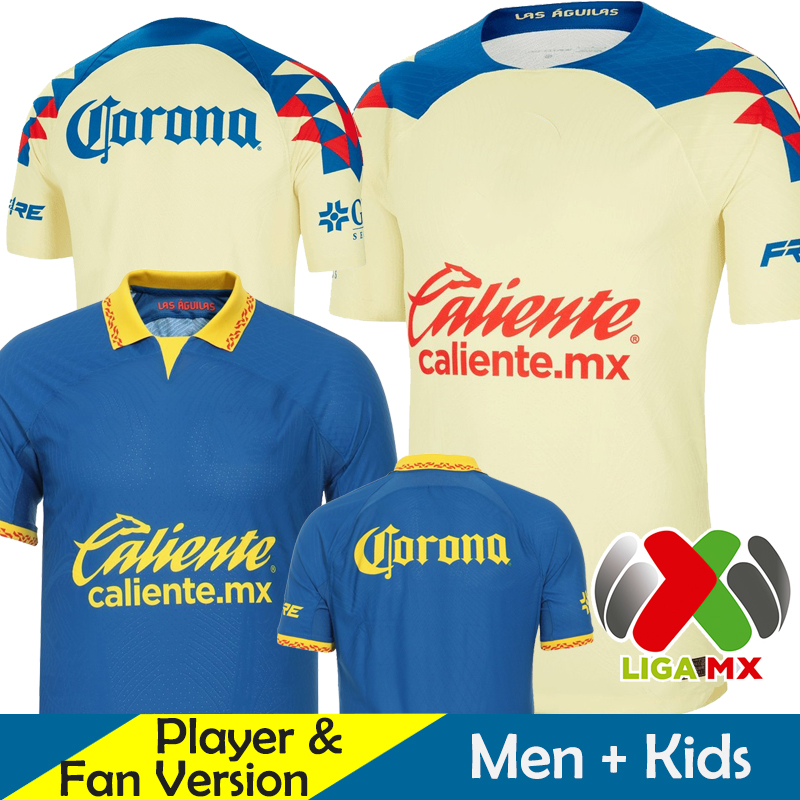 

23/24 Camisetas ClUb AmERicA Soccer Jerseys Kids Kit 2023 2024 Liga MX Football Shirt Futbol Training Player Version Goalkeeper Home Away R.MARTINEZ HENRY D.VALDES, 3rd liga mx patch 22-23