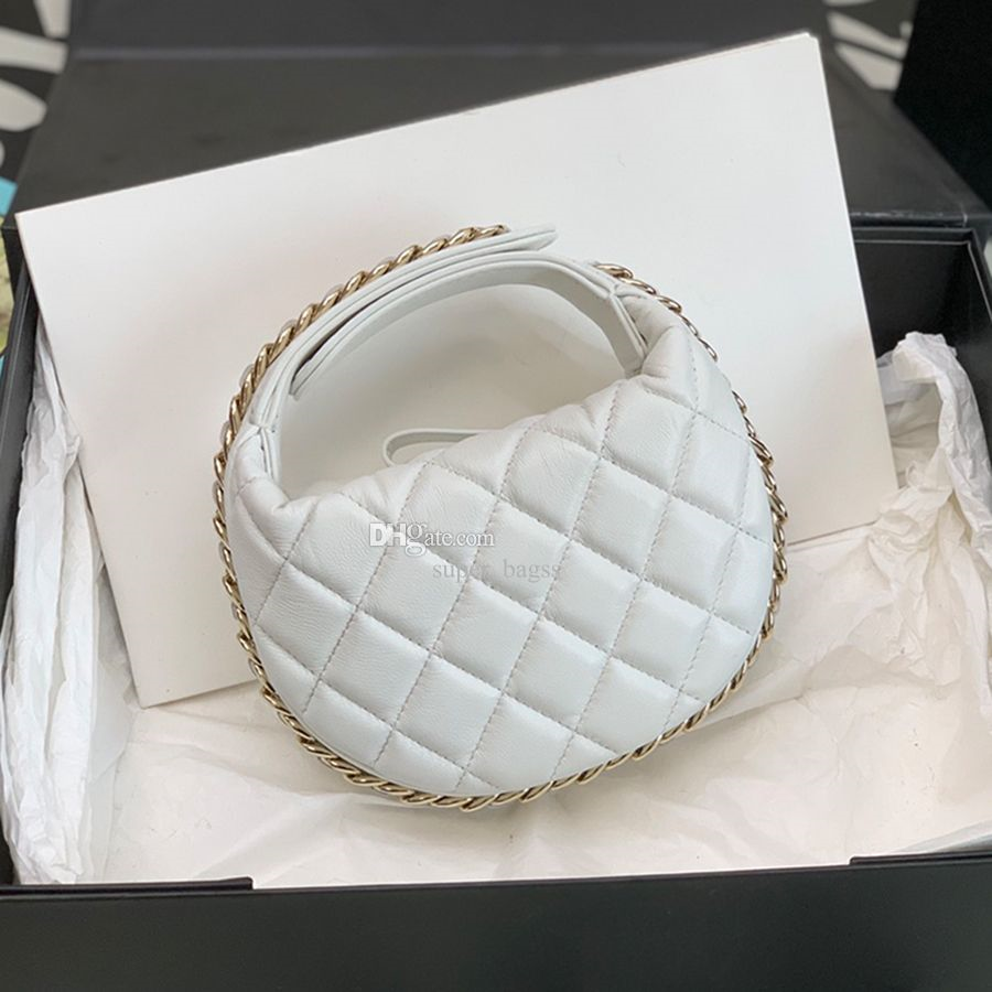 

bag Hobo Designer Genuine bag Chain bag Luxury Clutch 16CM YC034 Handbag knockoff With Delicate Box leather
