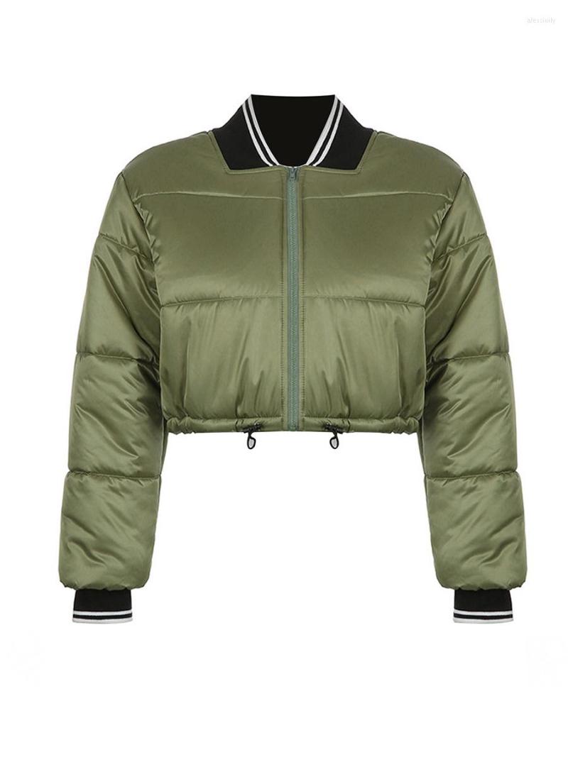

Women's Jackets Txlixc Fall Winter Coats Clothes For Women Korean Luxury Cropped Padded Puffer Short Down Coat In Outwear, 3-green