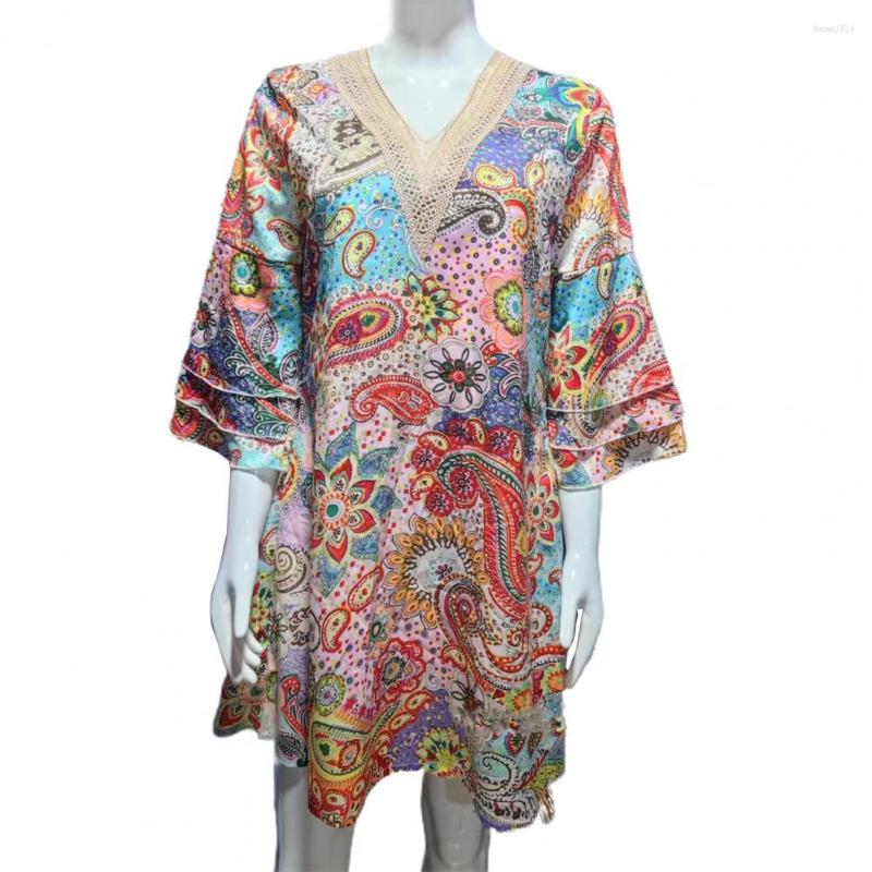 

Casual Dresses Summer Mini Dress Colorfast Lady Above Knee Length Dress-up Chic Comfortable Women, Blue