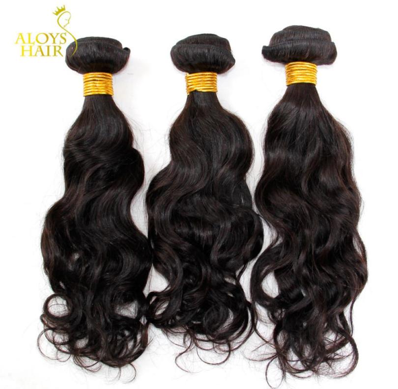 

Mongolian Water Wave Virgin Hair Extensions 3 Pcs Lot Unprocessed Virgin Mongolian Natural Wave Remy Human Hair Weaves Wavy Bundle5873904, Natural color