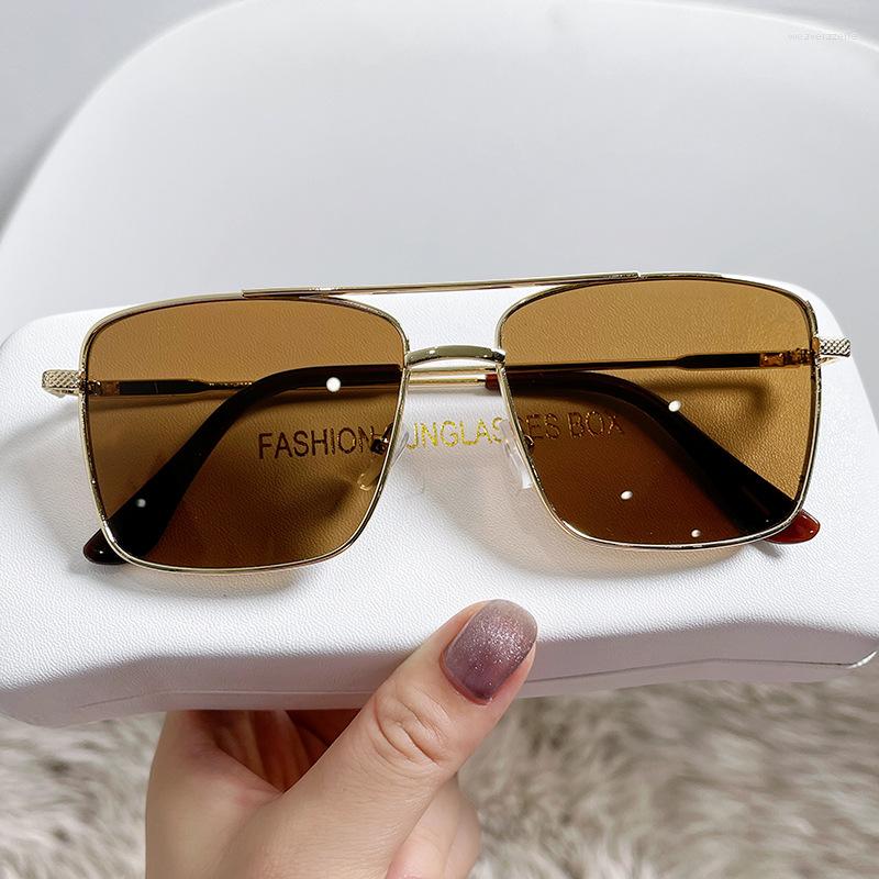 

Sunglasses Square Frame Gradient For Men Women Classic Trend Car Driving Sun Glasses Fashion Vintage Design Male Ladies Eyewear
