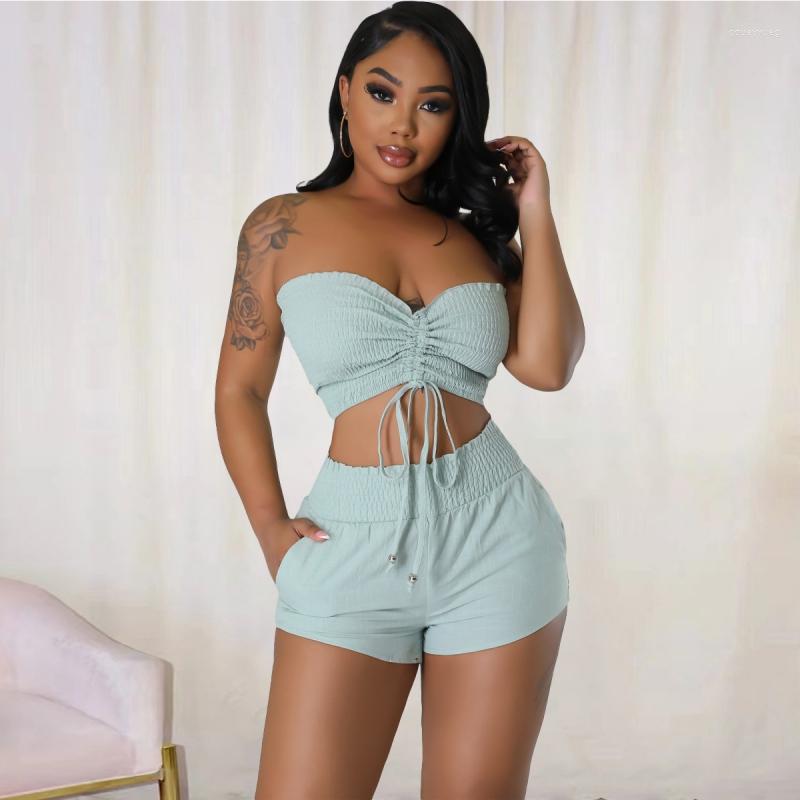 

Women's Tracksuits Fashion Women's Set Sleeveless Crop Top And Cape Ruffles Shorts 2023 Summer Two 2 Piece Outfits Tracksuit Suits, Orange