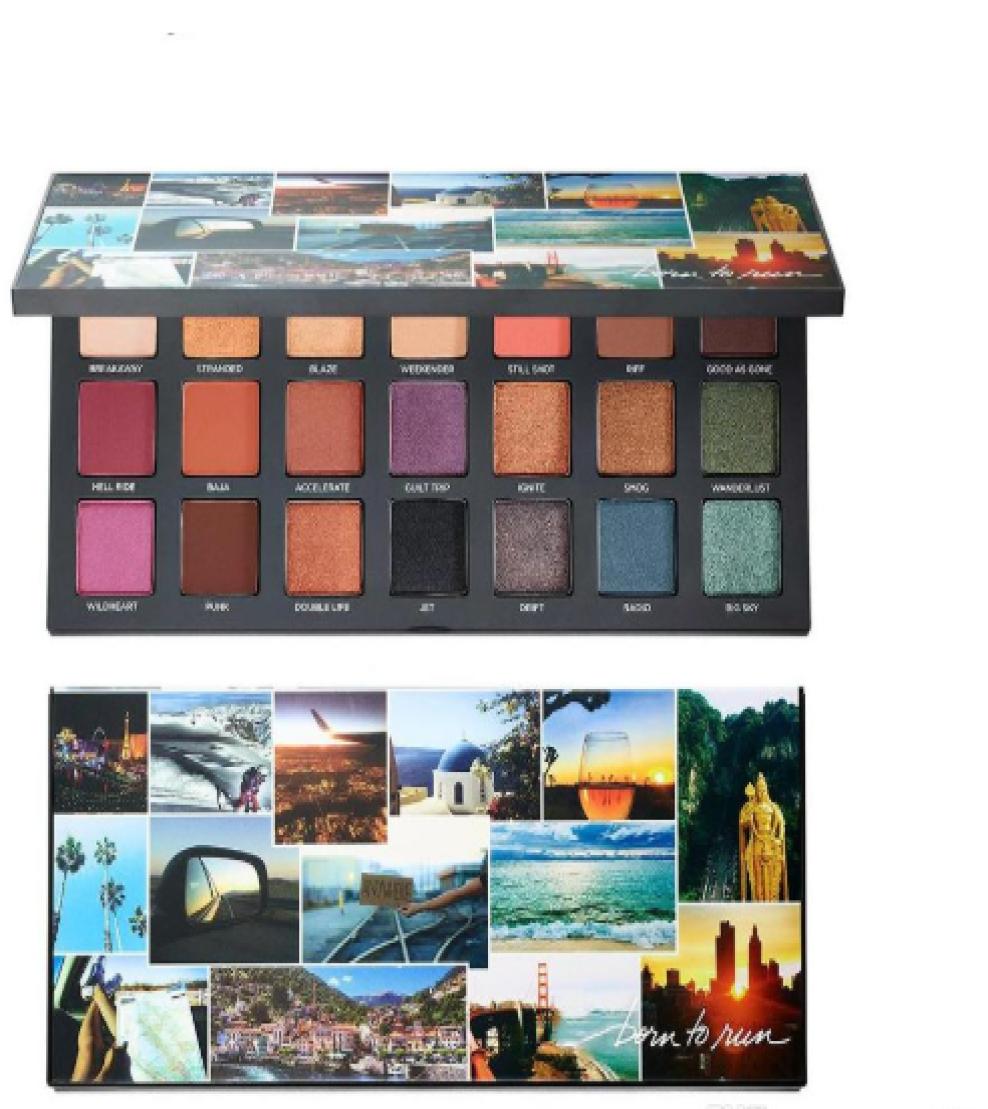 

New Makeup Palette Born To Run Eye shadow Palette 21 colors eye shadow good quality6558547, Sky blue