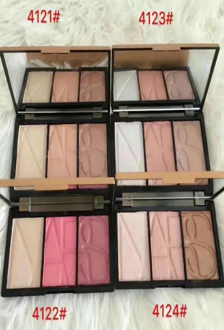 

Makeup Blush Palette 3 Different Colors 4mixed pattle High Quality b8282151, Mixed color