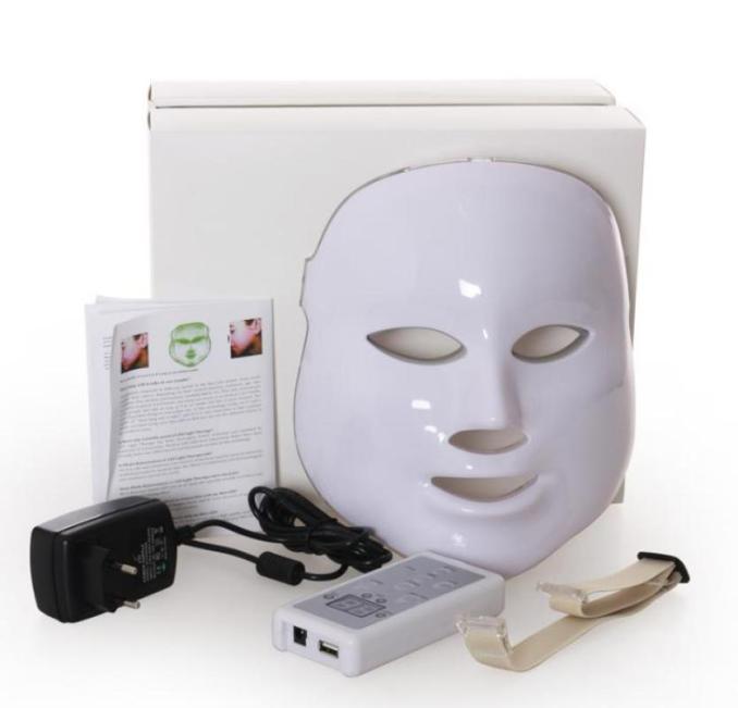 

LED Skin Rejuvenation PTD LED Face Mask 7 Color LED Treatment Skin Firming Facial Beauty Equipment Mask Electric AntiAging Mask A2557683