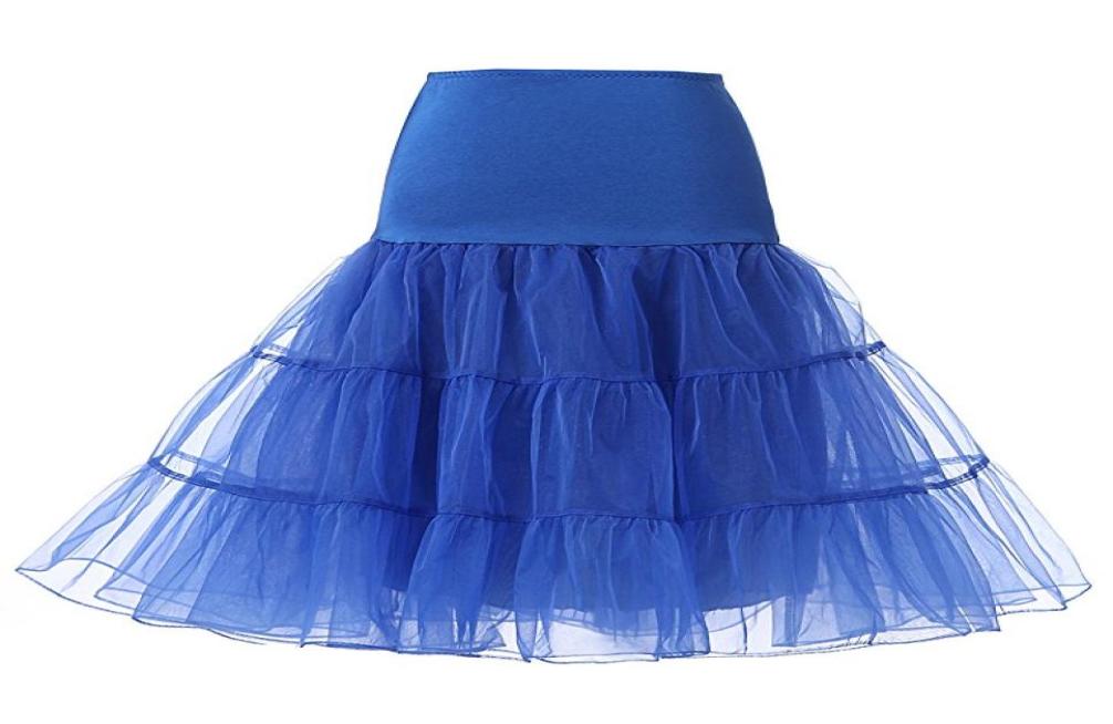 

Short Bridal Petticoat Crinoline Vintage Wedding Petticoat 2020 for Wedding Dresses Underskirt Rockabilly Tutu Rock and Ballet Ski2246045, Blue
