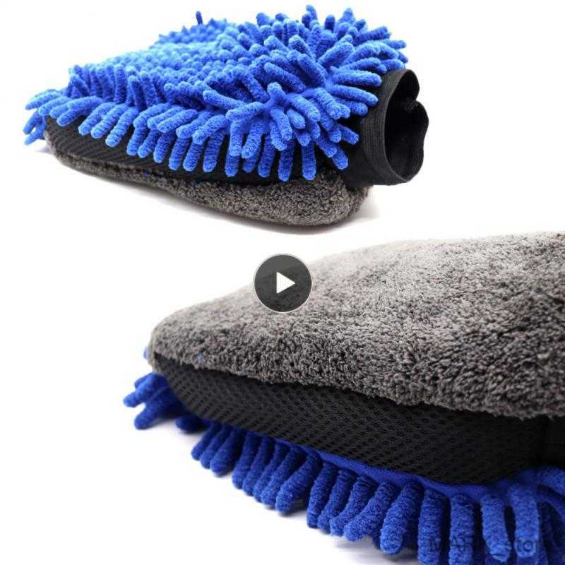 

Glove In Car Wash Glove Bubble Fast Car Sponge Detail Clean Brush Multifunctional Strong Automobile R230629