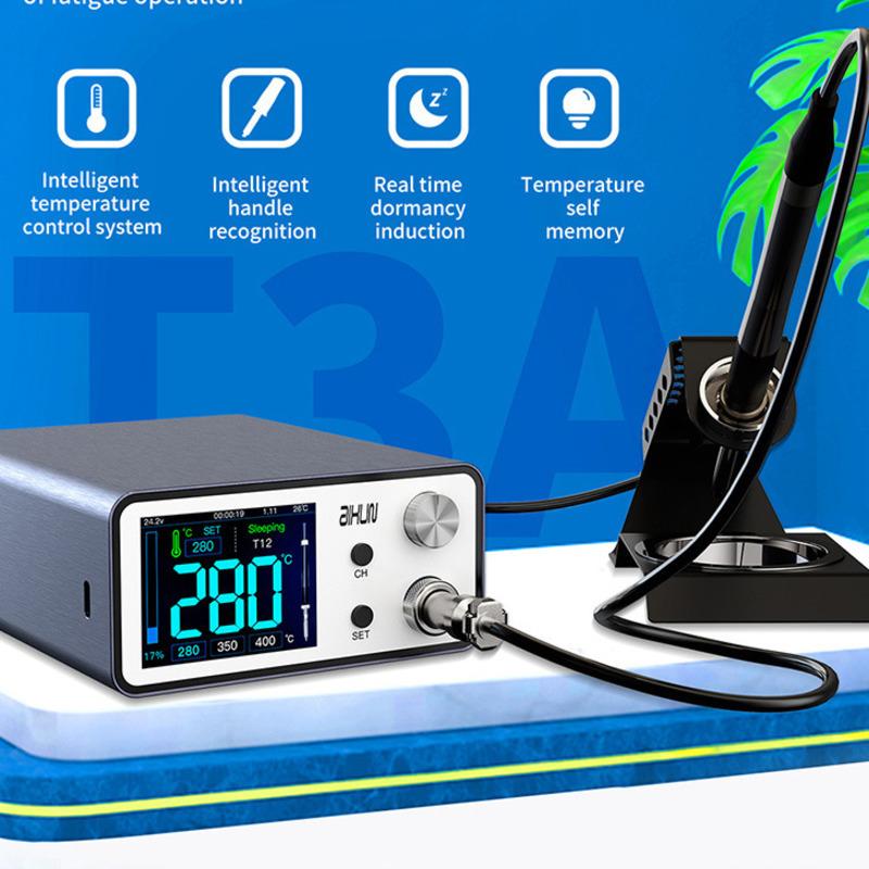 

Professional Hand Tool Sets Aixun T3a 200w Lead-free Precision Soldering Station With T12/t245/936 Handle Iron Cartridges Tip Welding