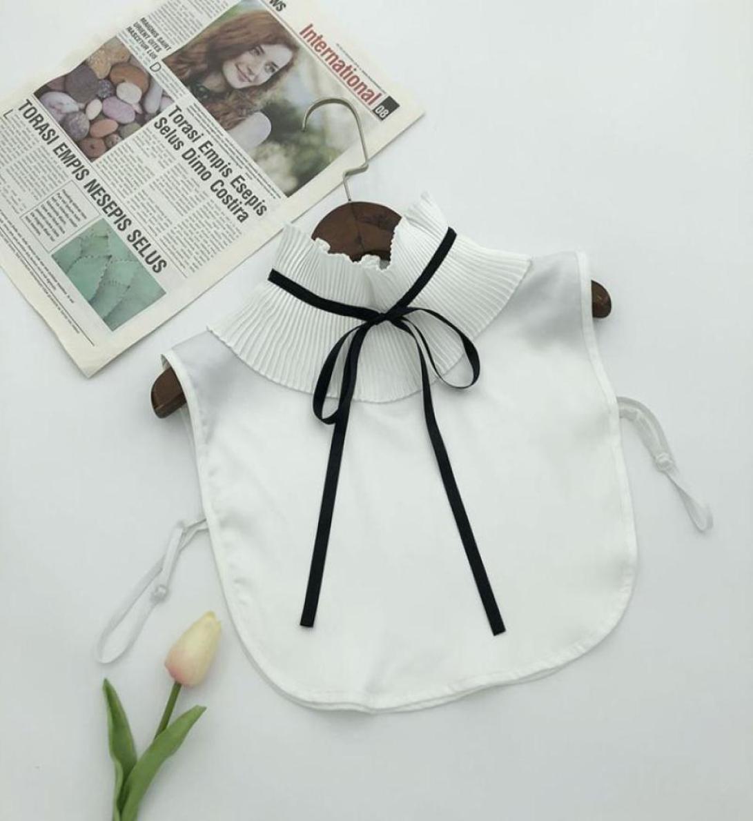 

Bow Ties Women Bowknots Shirt Fake Collar Shoulder Detachable Collars Girls False Lapel Blouse Top Clothes AccessoriesBow8878286