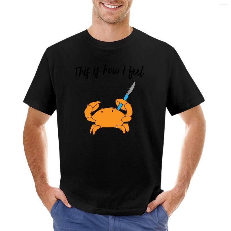 

Men's Polos This Is How I Feel T-Shirt Man Clothes Summer Tops Shirts Graphic Tees T-shirts, Yellow