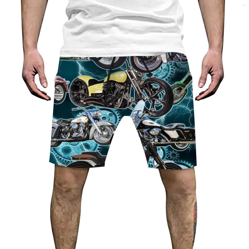 

Men's Shorts Summer Men's Digital Printing 3D Youth Travel Hawaiianss Style Beach Pants, White