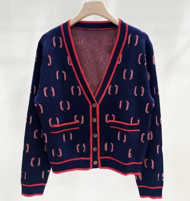 

23GGS new Women' Sweaters Casual Fashion Crew Neck Knitwear Women designer Sweaters Womens Clothing, Blue