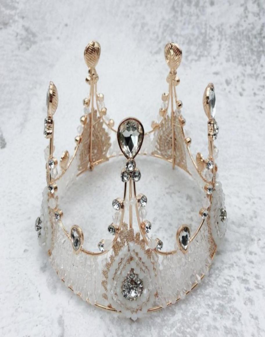 

2021 New Cake Toppers Decorations Retro Crystal Crown Shaped Girls Princess Birthday Cake Tools Baked Dessert Favors Selling6184543, Multi