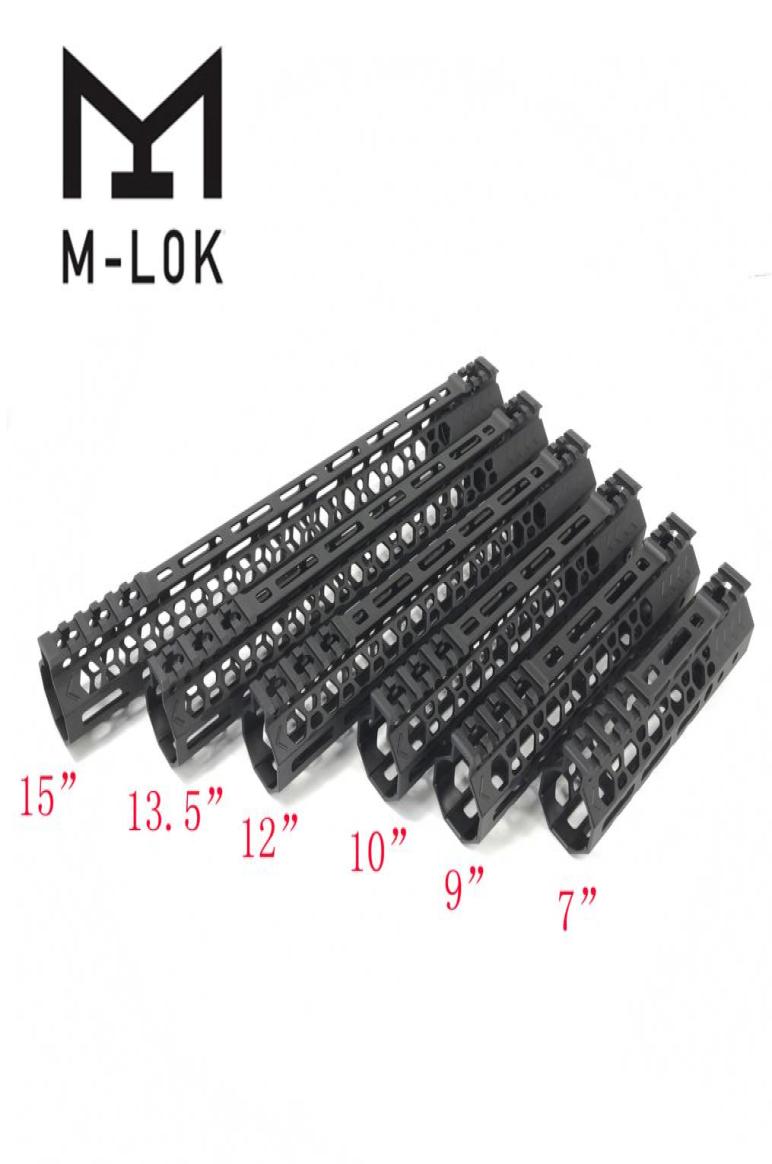 

79101213515 Inch MLOK Handguard Rail Picatinny Mount System Edge CNC Chamfering Fits 223556 Black Color5450141