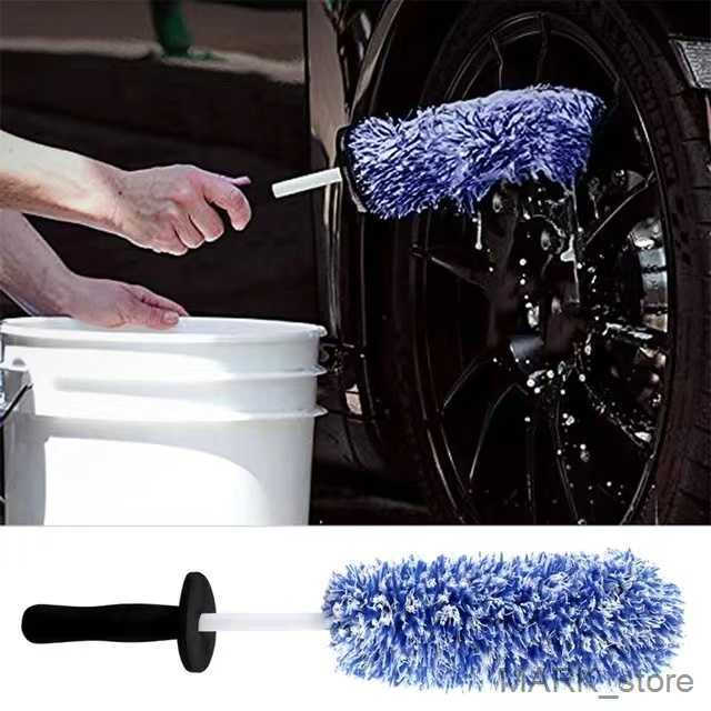

Glove Car Wash Super Brush Microfiber Brush Gloves Non-Slip Handle for Cleaning Rim Car Cleaning Tools R230629