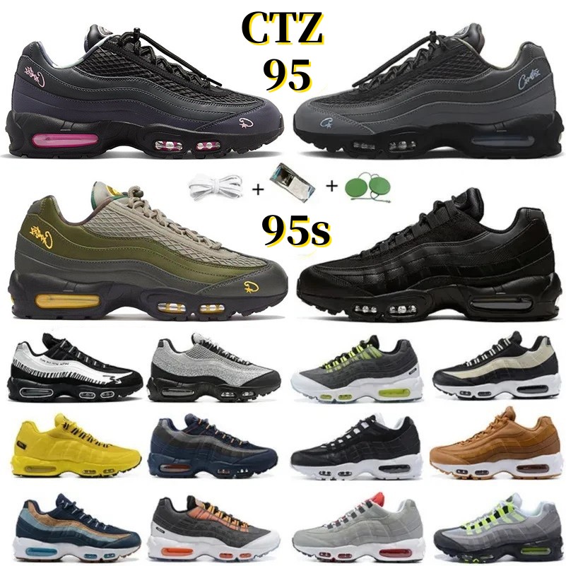 

95 95s Running Shoes Sneaker Aegean Storm Beam Sequoia Triple Black Ol Triple White Black Metallic red Michigan Navy Mens Womens Outdoor Trainers Sports Sneakers, 44