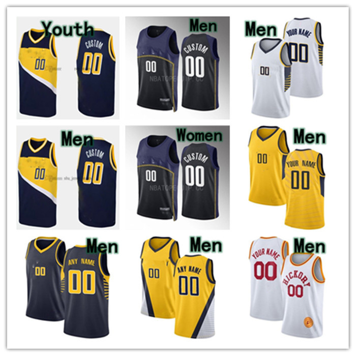 

Men Women Youth Basketball Jerseys Indiana''Pacers''Custom Jord an Nwora 13 Aaron Nesmith 23 Andrew Nembhard 2 Jalen Smith 25 T.J. McConnell 9, Colour