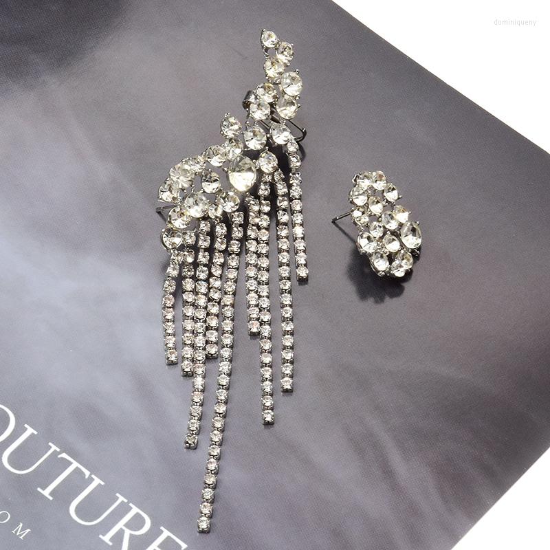 

Dangle Earrings Statement Crystal Tassel Irregular Drop For Women Jewelry Wholesale