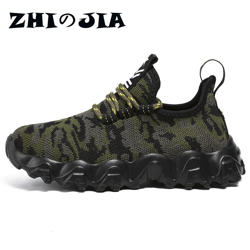 

Athletic Outdoor Casual Kid Sneaker Children Running Sport Shoes camouflage Boy Basket Tenis Breathable Footwear zapatillas de deporte 230628, Army green