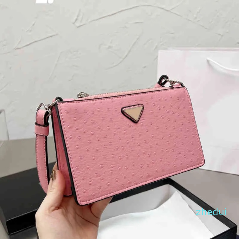 

Designer Shoulder Bags Women Cool Envelope Bag Leather Handbag Designer Crossbody Clutch Female Purses, Pink