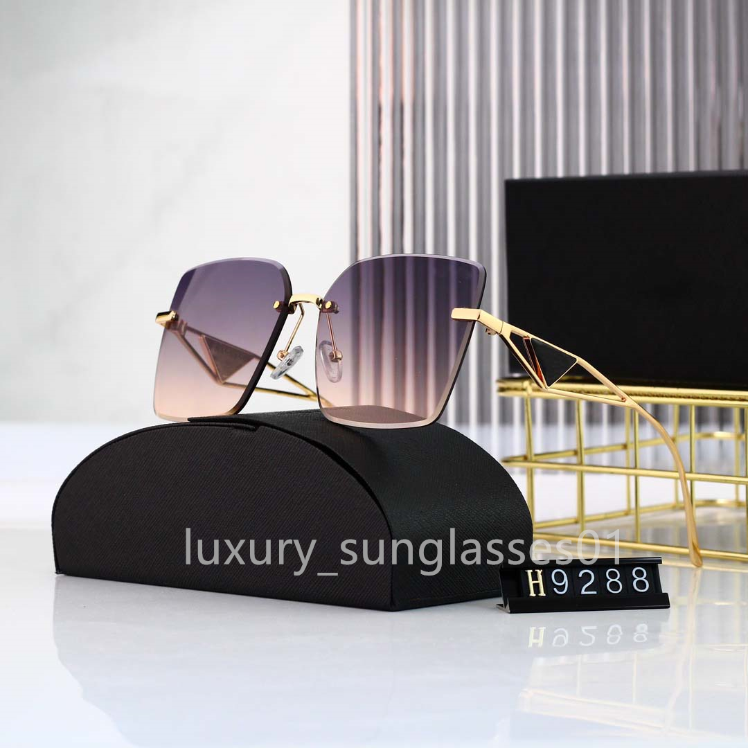 

luxury Designer Sunglasses Womens Fashion Large Frame Square mens sunglass Oversized Glasses millionaire sunglasses 9288 Vintage woman eyeglass