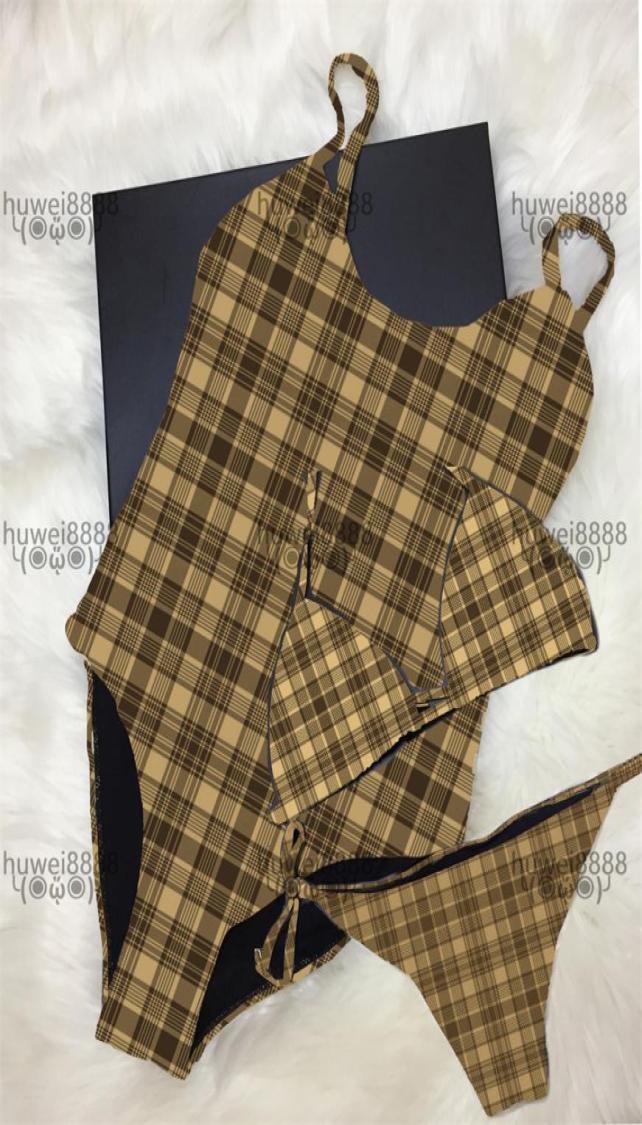 

Khaki Quick Dry Swimwear Hipster Padded Push Up Women039s Designer Onepiece Swimsuits Outdoor Beach Swimming Travel Bandage Lu5400289