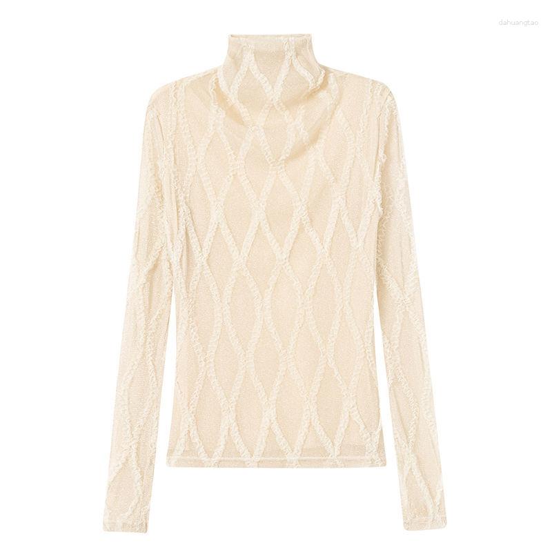 

Women' T Shirts 2023 Autumn Winter Fashion Shirt Women Solid Casual Pullover Long Sleeve Elastic Tops Bodycon Stretch Bottom Base T244, Black