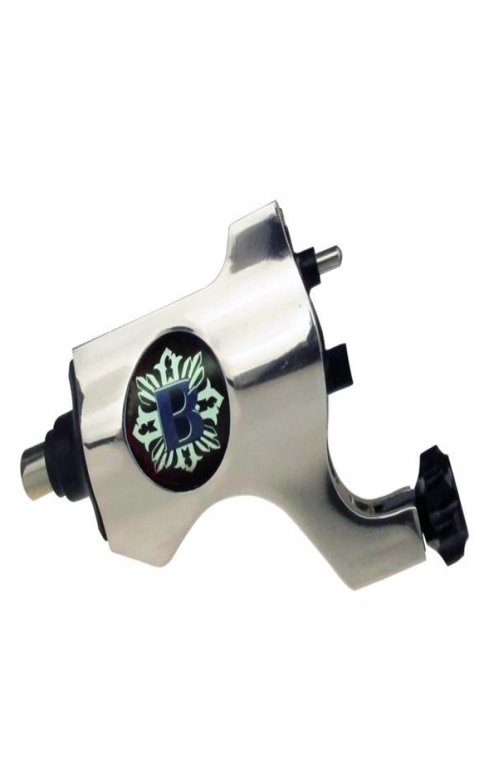 

Bishop Rotary Tattoo Machine Gun RCA Connection Silver Color For Tattoo Needle Ink Cups Tips Kits 8 colors can choose2555516