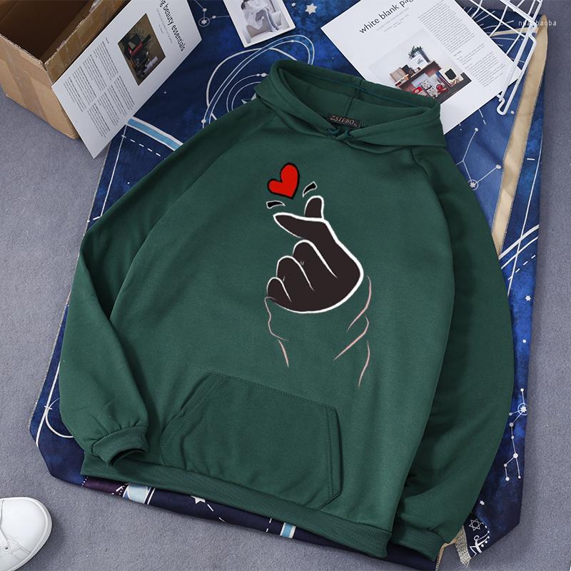 

Women's Hoodies Printed Heart-shaped Y2k Hooded Sweater Unisex Couple's Top Loose Harajuku All-match Autumn And Winter, Pink