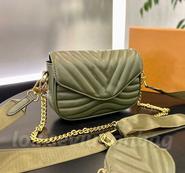 

Designer purse luxury Shoulder Bags new wave balck sling bag messenger bag Leather Crossbody designer Flip chain bags handbags shoulder strap purse Tasche 104278