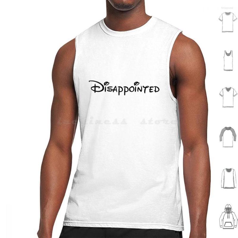 

Men's Tank Tops Disappointed Print Cotton Font Funny Princess Black And White Sarcasm Dark Humour Childhood, M-tank-deep heather
