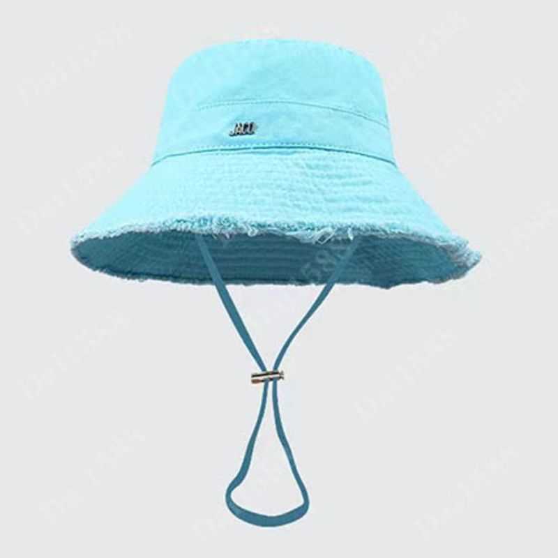 

Casquette Bob Wide Brim Hats Designer Bucket Hat for Women Frayed Cap4ilg, Orange