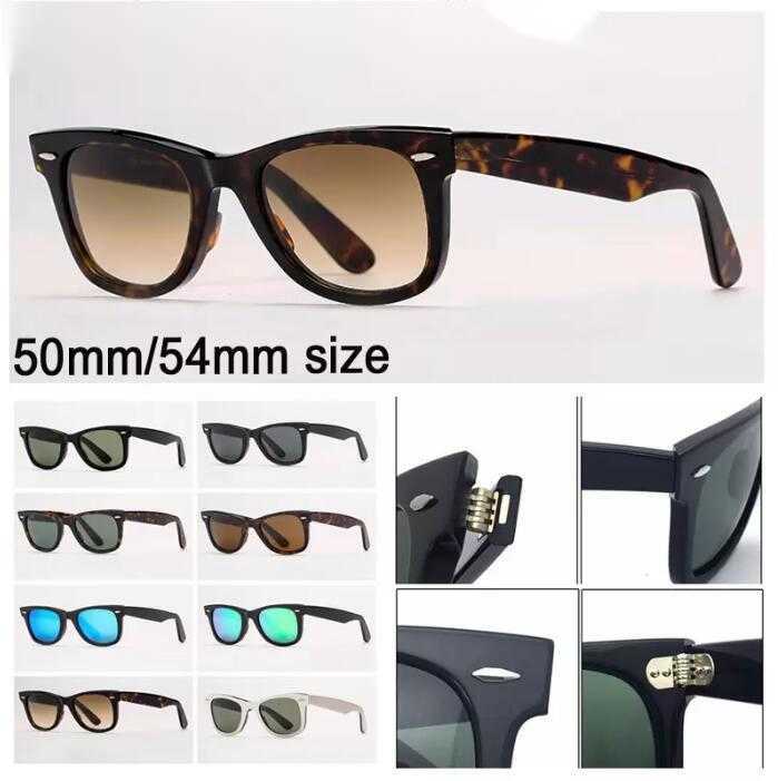 

sunglasses traveler 50mm real glass lens plank frame sun glasses for men women flash mirror 54mm oversized sun glasses sol gafas UV400