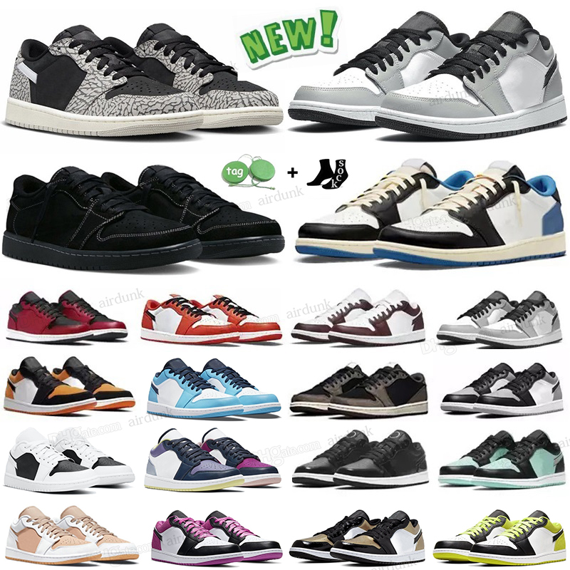

Jumpman 1 low basketball shoes top og 1s golf panda purple Black Cement Phantom Light Smoke Grey Travis Olive Reverse Mocha wolf for women men trainers sports sneakers