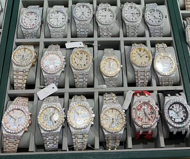

luxury mens designer watch for men movement watches moissanite watch Mens Watch diamond iced out watch montre homme automatic Montre de luxe l104, Screwdriver [one]
