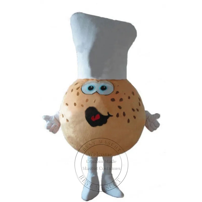 

Delicious Bagel Mascot Costume Carnival performance apparel Cartoon theme fancy dress Ad Apparel, As pic