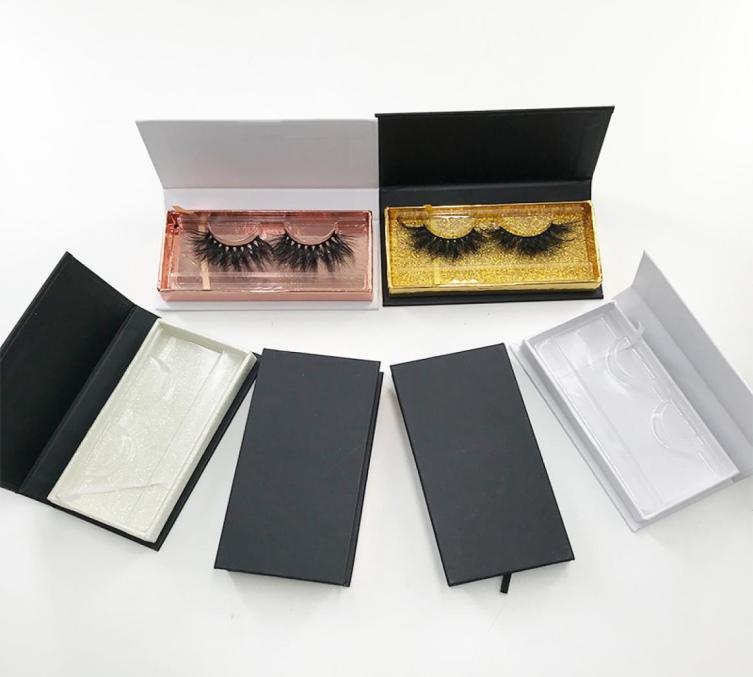 

Magnetic Lash Empty Boxes Custom Logo Private Label For 6D Silk eye lash 3D 25mm False Mink Eyelashes 5D 28mm 30mm Fluffy Lashes1794754