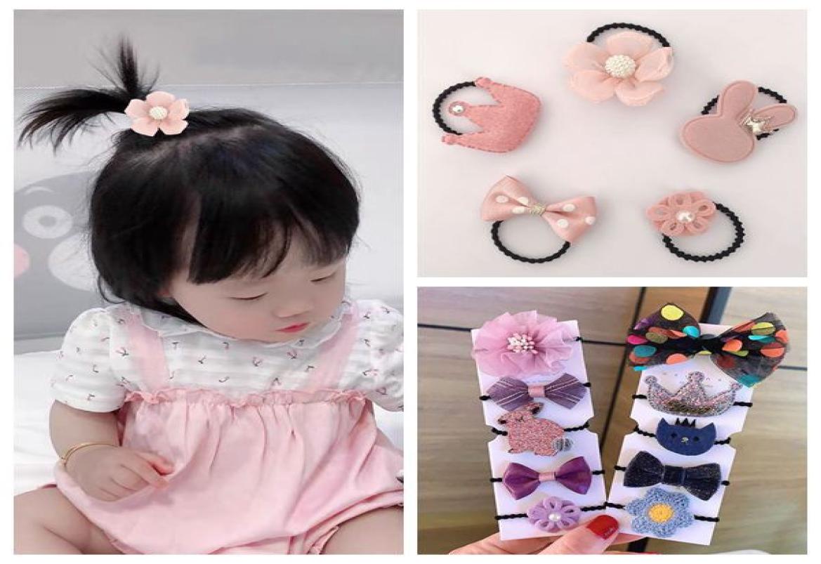 

Kids Designer Hair Accessories Baby Bow Rubber Band Children Dont Hurt Hair Cute Fabric Hair Band Baby Girl Fruit Tie Choker Head 7237082, Multi-color