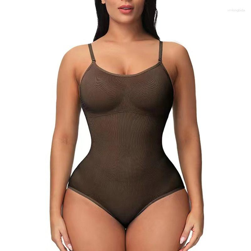 Women&#039;s Shapers Seamless Shapewear Designers Bodysuit Women&#039;s Slimming Waist Trainer Body Shaper-image-880408998