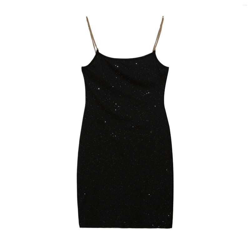 

Casual Dresses Womens Hanukkah Dress Women'S Halter Short Sexy Backless Sequin Nightclub Party Top Selling Summer, Black